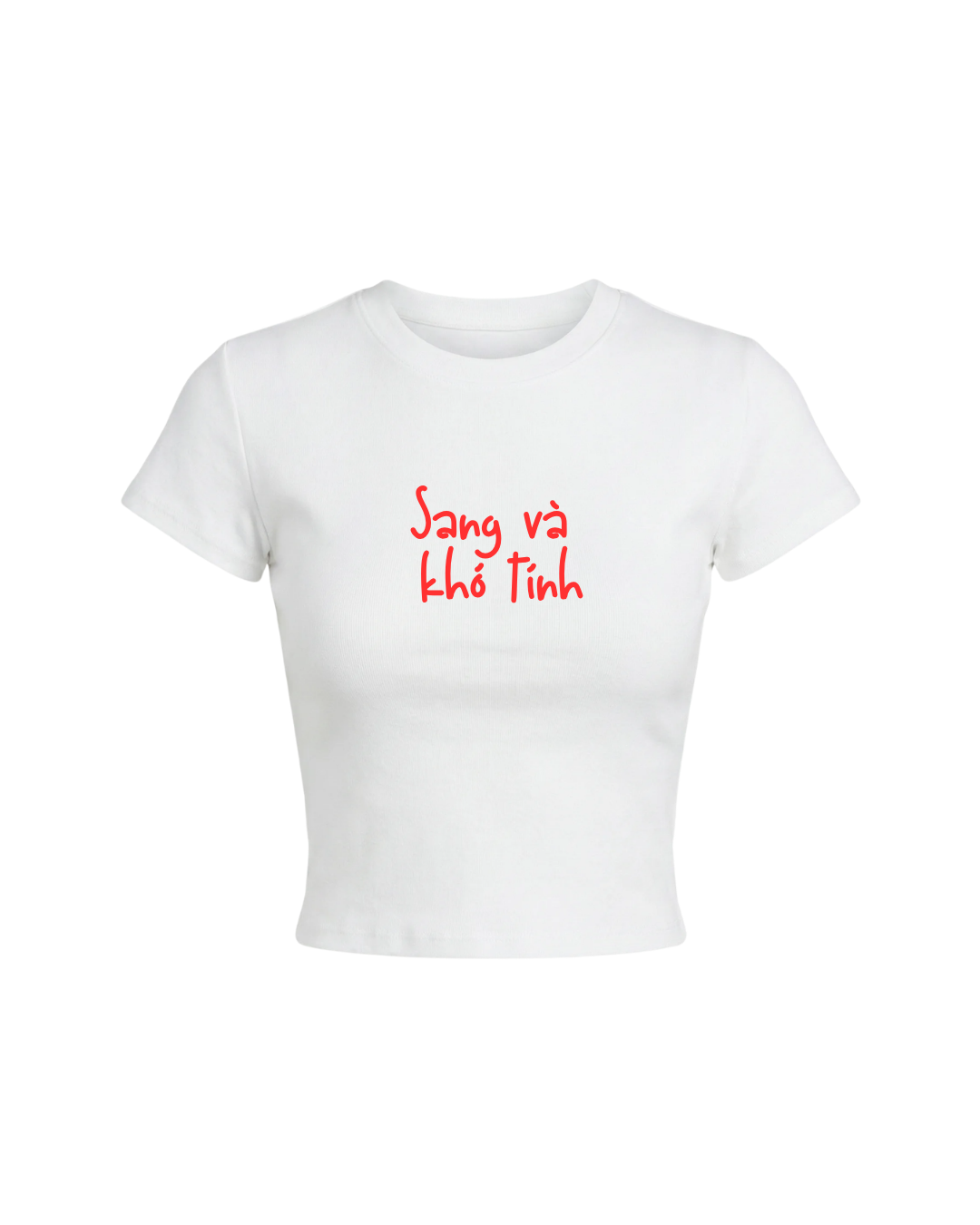 Baby tee - Sang và khó tính - basic