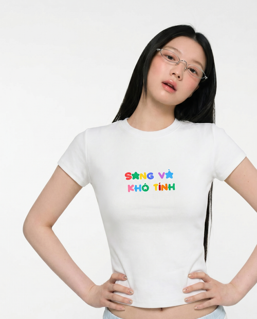 Baby tee - Sang và khó tính - cute